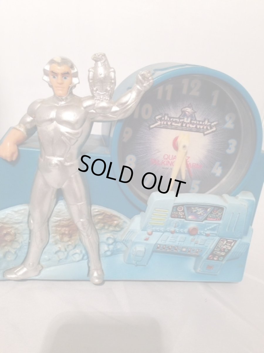 画像1: "Silｖer Hawks" Vintage Clock (1)