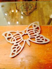 画像1: Vintage ITALY Butterfly Pot Stand (1)