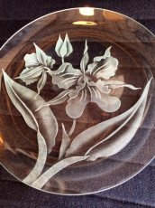 画像2: Vintage Flower Frosted Glass (2)