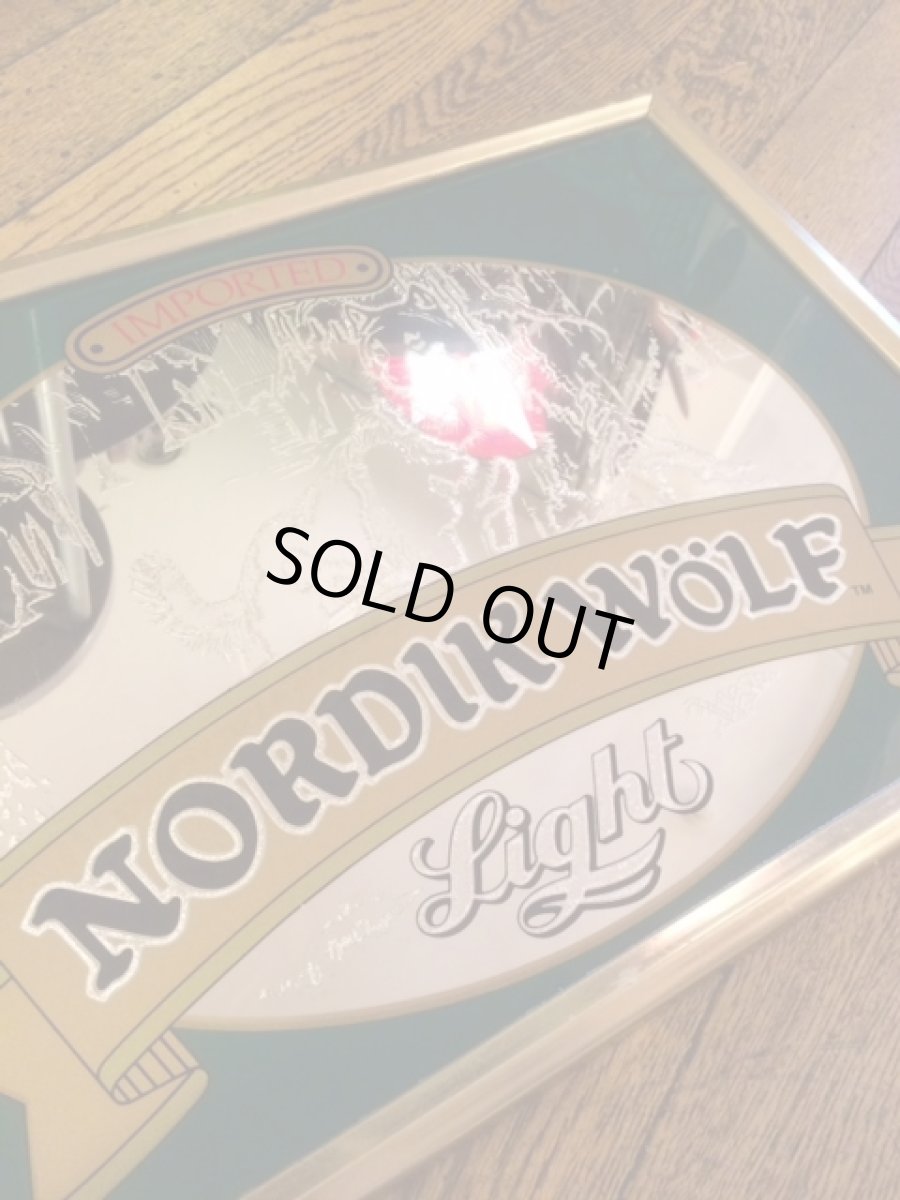画像2: Pub Mirror "Nordik Wolf Light Beer" (2)