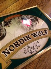 画像2: Pub Mirror "Nordik Wolf Light Beer" (2)