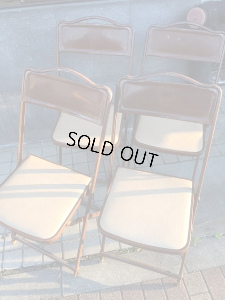 画像13: Vintage Industrial Folding Chair (13)