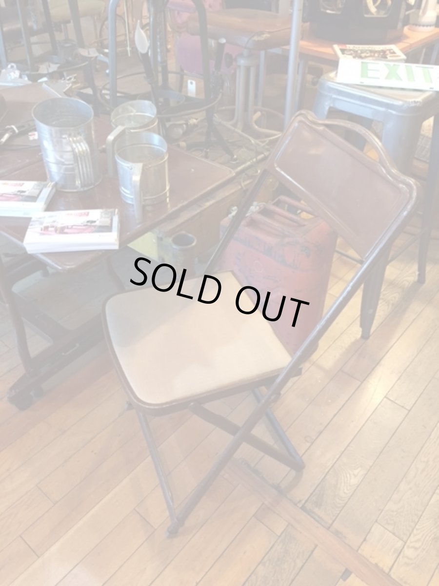 画像11: Vintage Industrial Folding Chair (11)