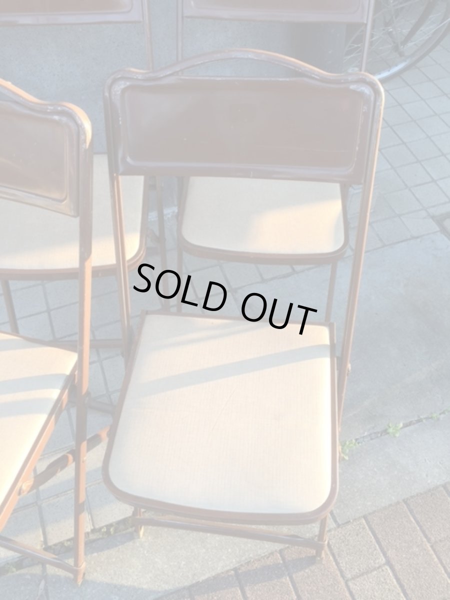 画像14: Vintage Industrial Folding Chair (14)