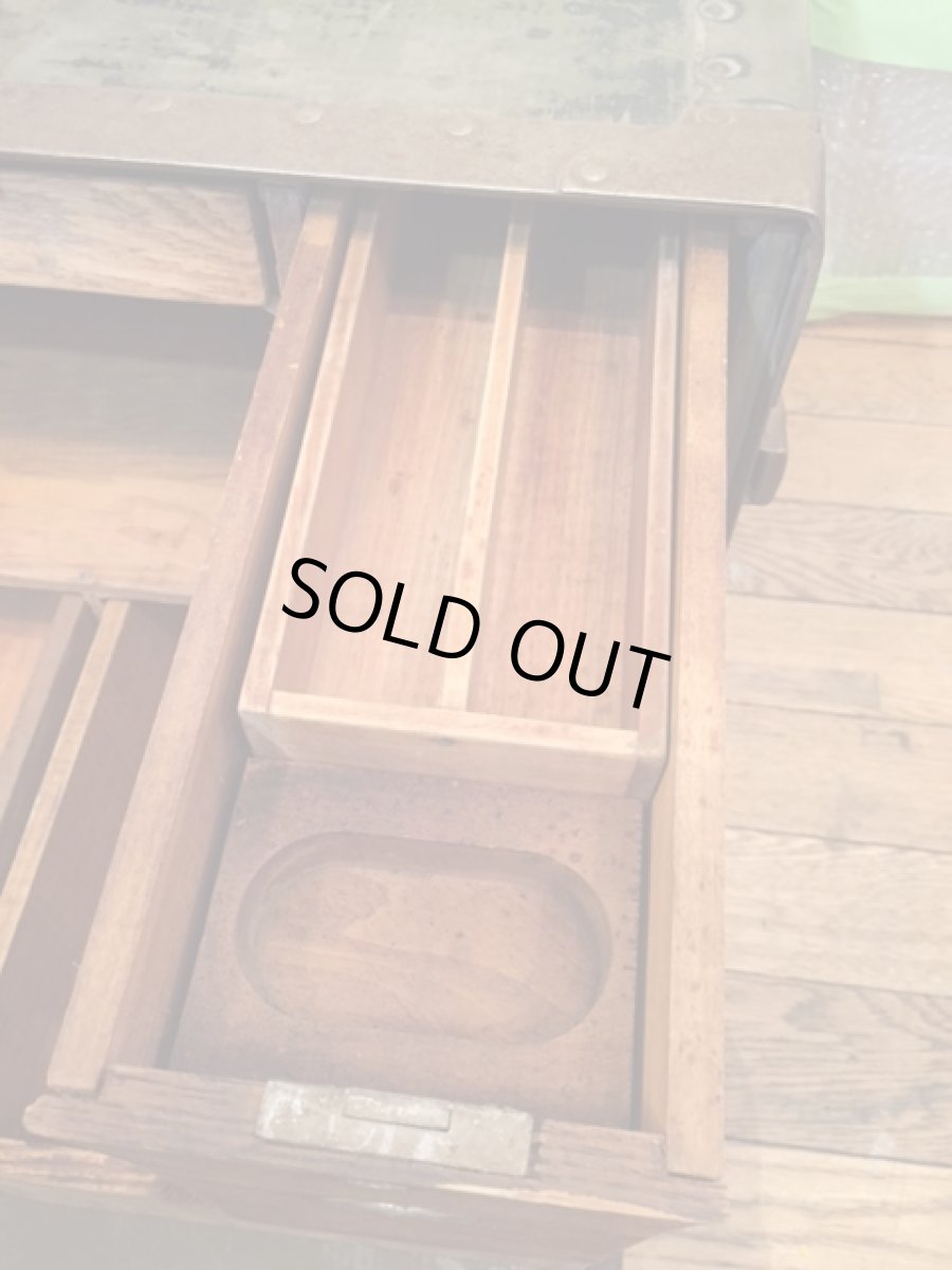 画像12: "Military" Vintage Cabinet Box (12)