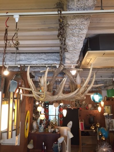 画像2: Antler Chandelier "MADE IN U.S.A"