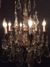 画像1: Vintage Industrial Italy Chandelier  (1)