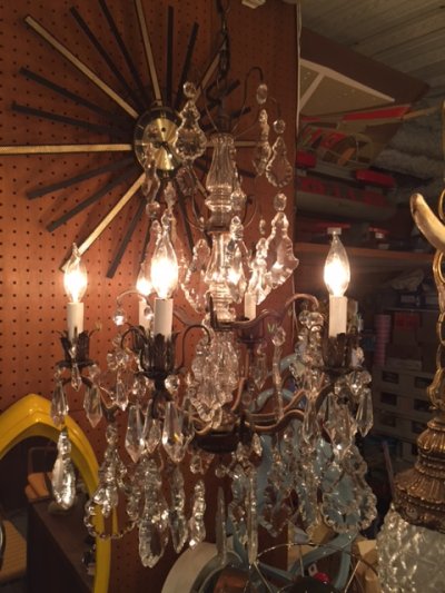 画像2: Vintage Industrial Italy Chandelier 