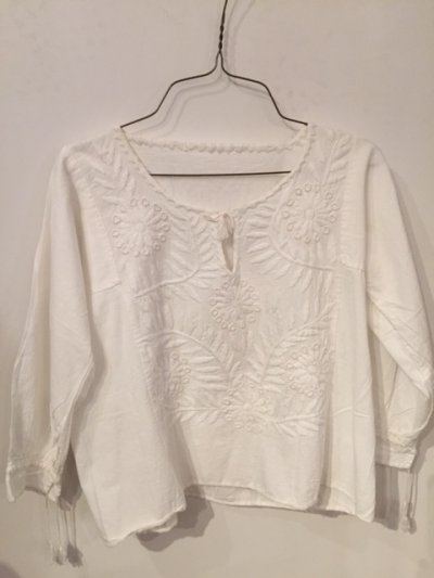 画像2: Hand made mexican blouse