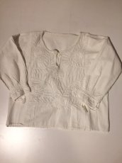 画像1: Hand made mexican blouse (1)