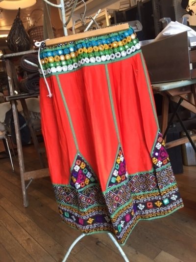 画像1: Vintage Mexican Skirt
