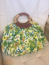 画像1: Used Flower print bag (1)