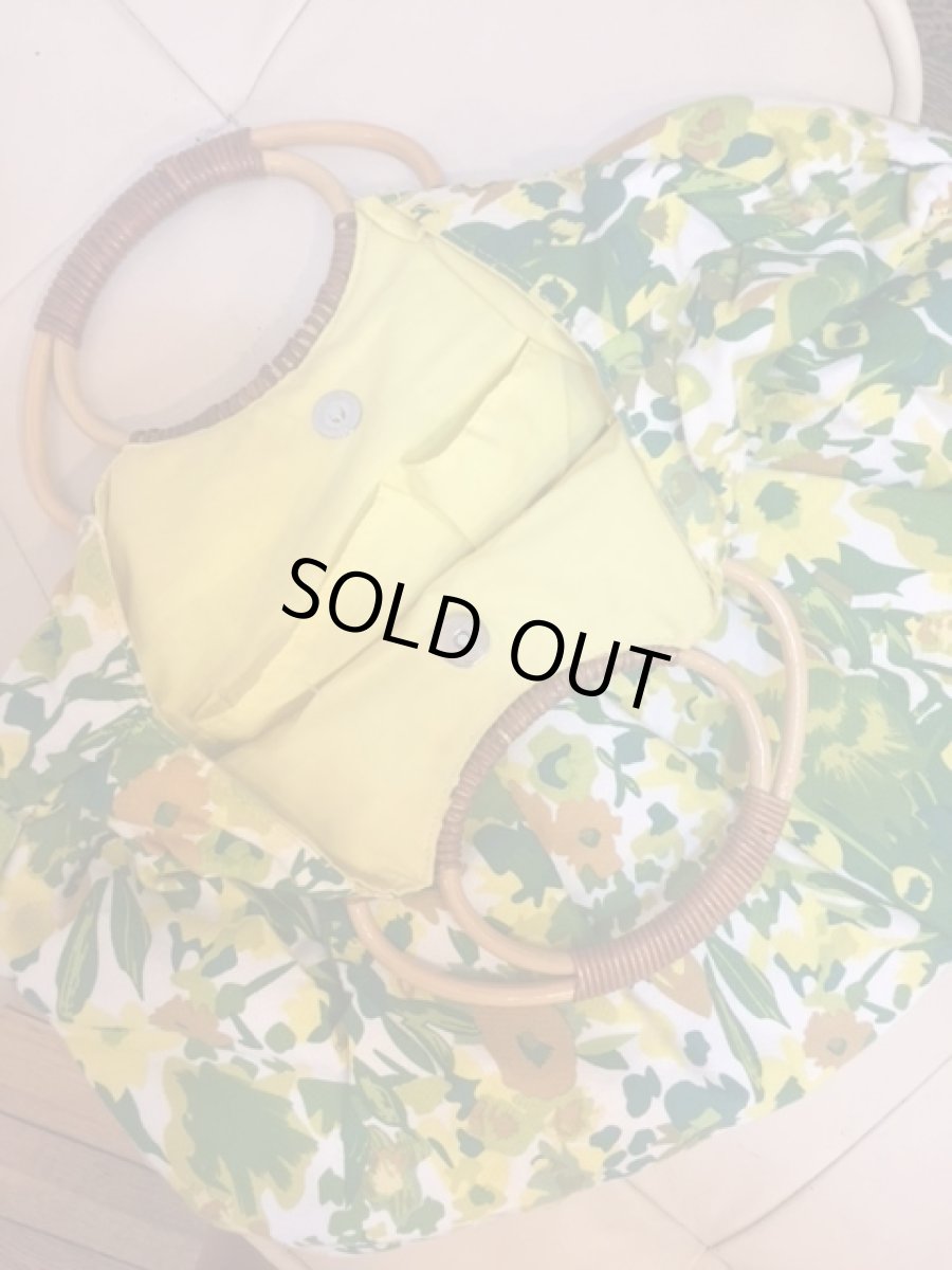 画像4: Used Flower print bag (4)