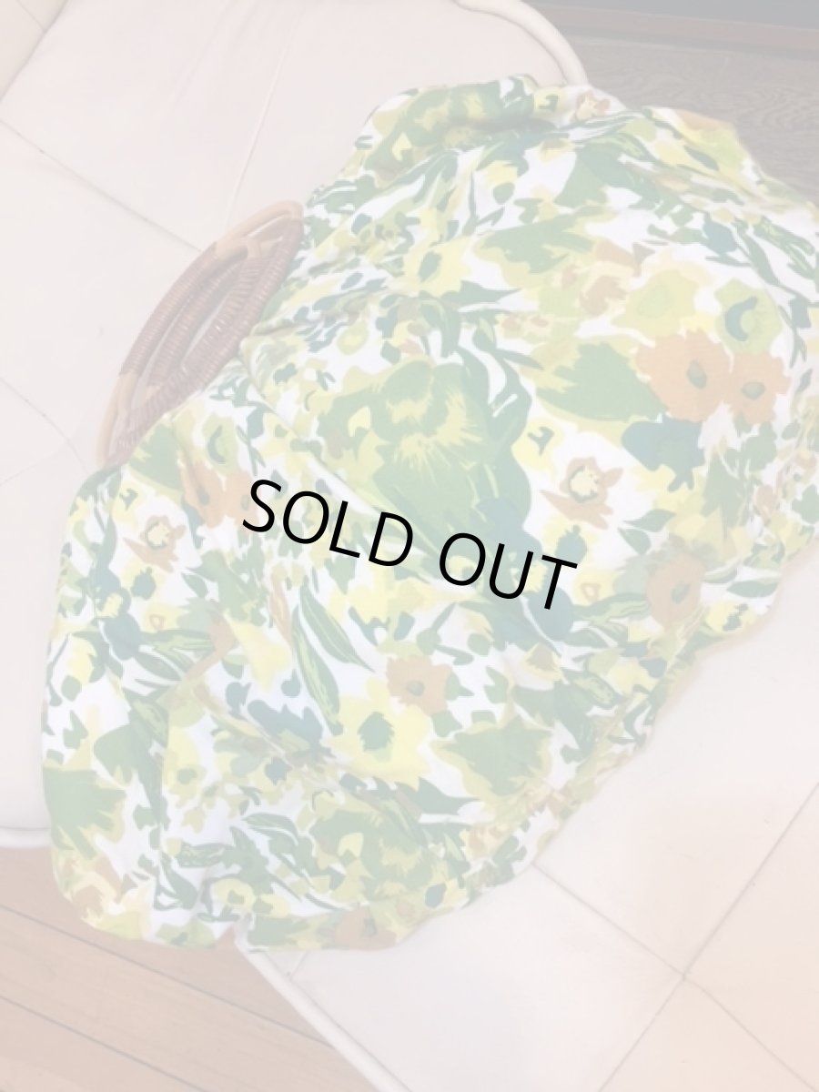 画像3: Used Flower print bag (3)