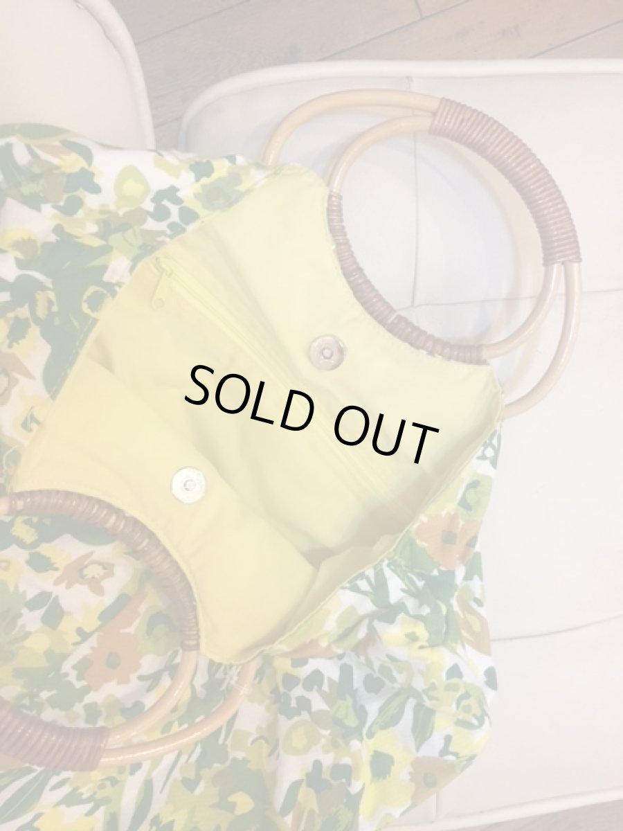 画像5: Used Flower print bag (5)