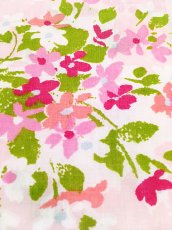 画像1: 70's Flower Percale Sheet (1)