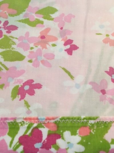 画像3: 70's Flower Percale Sheet