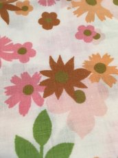 画像5: 70's Flower Percale Sheet (5)