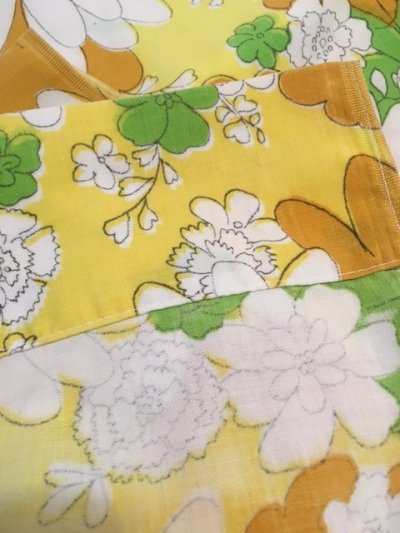 画像3: 70's Flower Percale Sheet