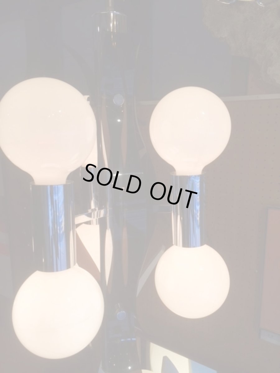 画像8: Chrome Lucite Panel Pendant Light (8)