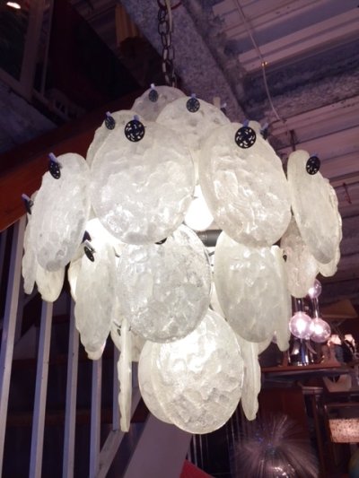 画像1: Lucite Panel Pendant Light