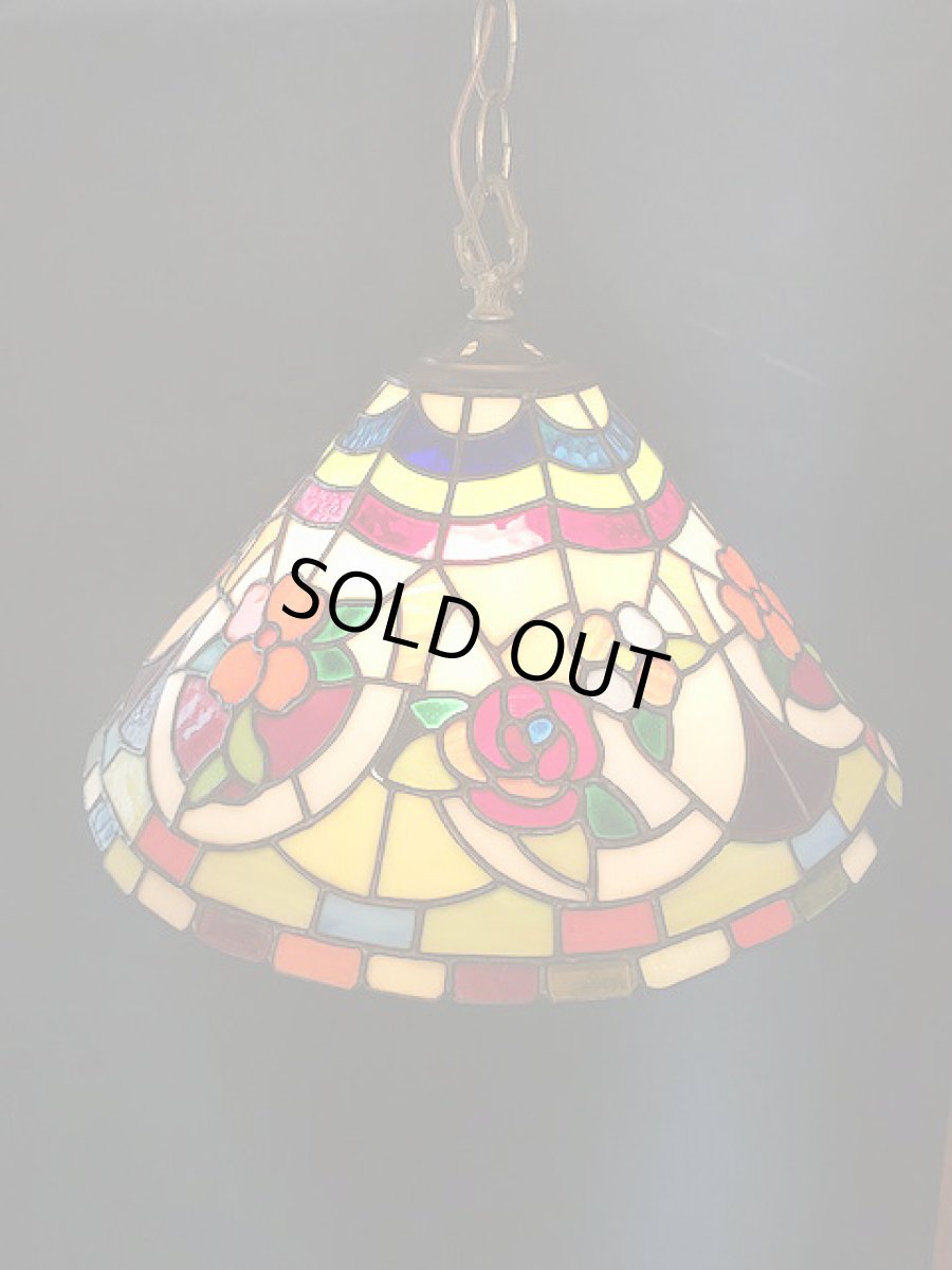 画像1: Stained Glass Pendant Light (1)