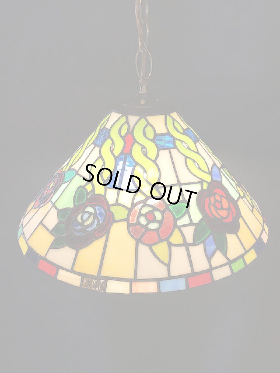 画像1: Stained Glass Pendant Light (1)