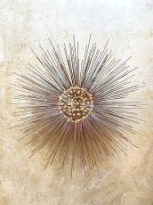 画像1: "Sunburst" Wall Sculpture (1)