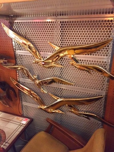 画像3: Gold Birds Wall Deco　