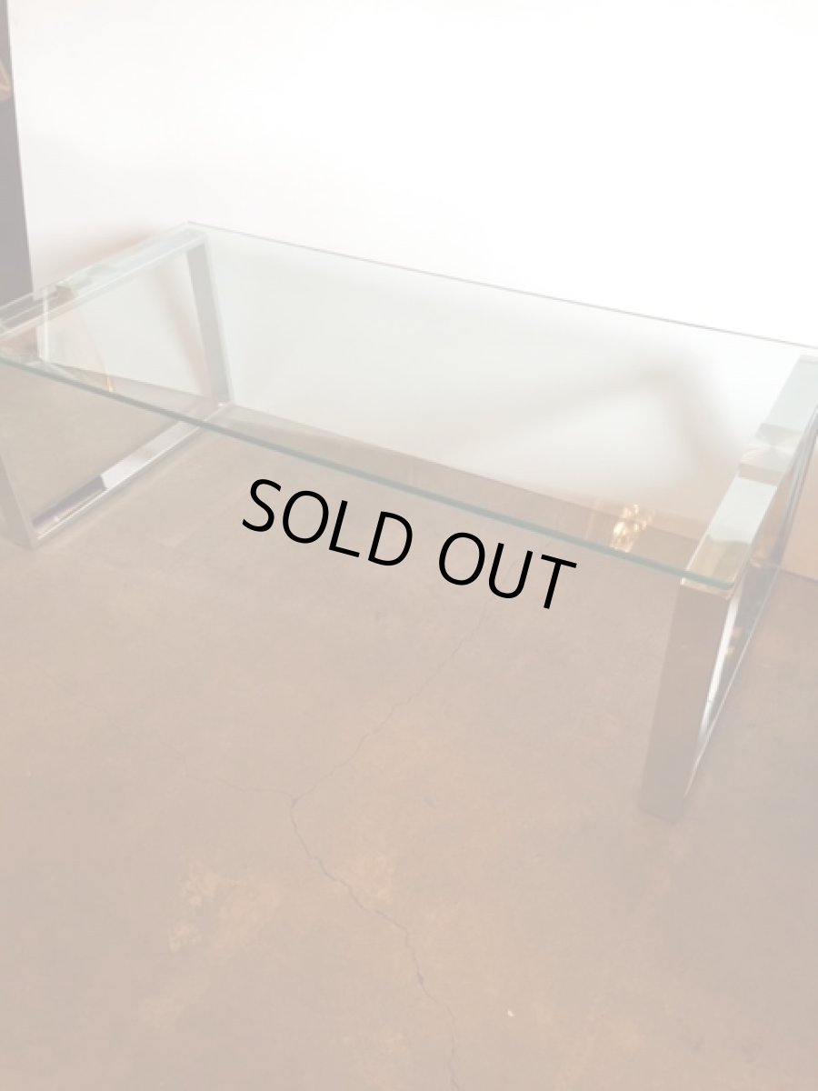 画像2: Modern Glass Table (2)