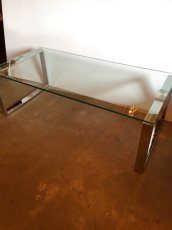 画像2: Modern Glass Table (2)