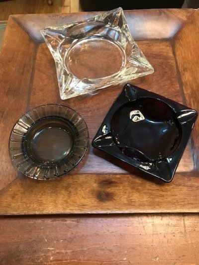 画像1: Glass Ash Tray