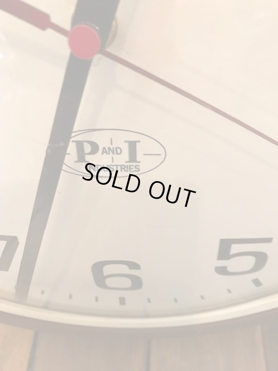 画像4:  "P AND I Industries "Wall Clock (4)