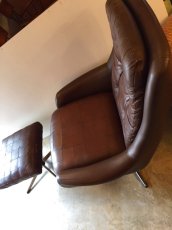 画像10: Leather Sofa ＆Ottoman (10)