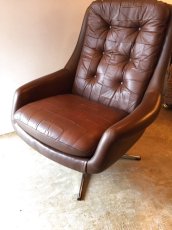 画像1: Leather Sofa ＆Ottoman (1)