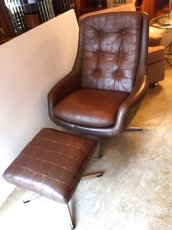 画像8: Leather Sofa ＆Ottoman (8)