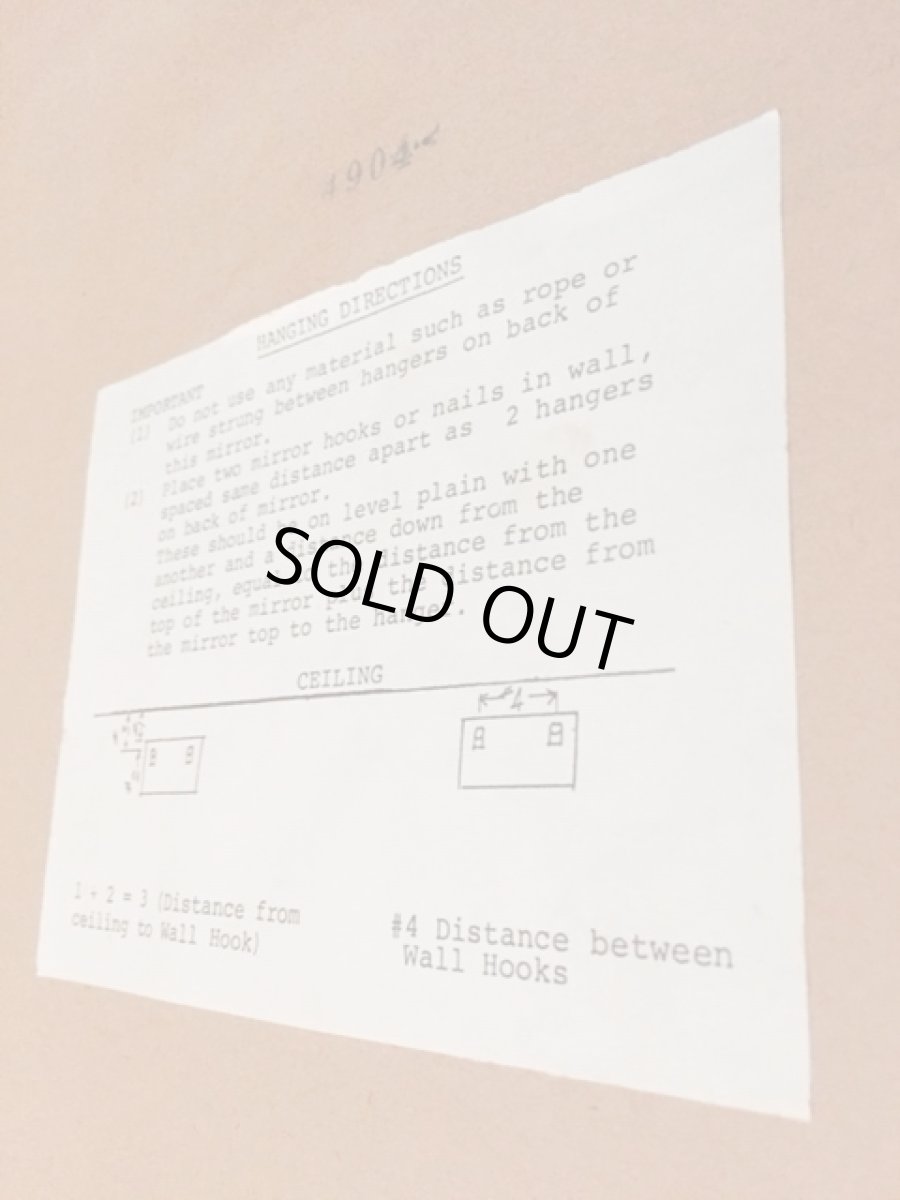 画像5: Gold Wall Mirror (5)