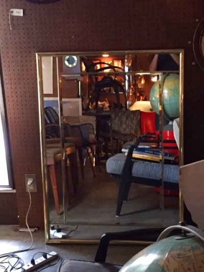 画像2: Gold Wall Mirror
