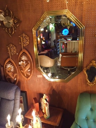 画像2: Gold Wall Mirror