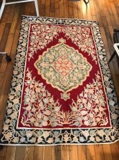 画像1: Wool Embroidery Rug (1)