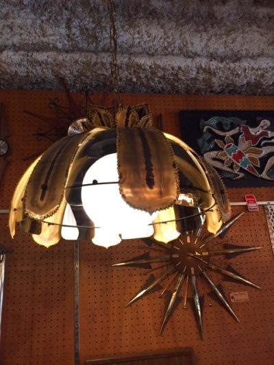 画像1: Industrial Panel Pendant Light