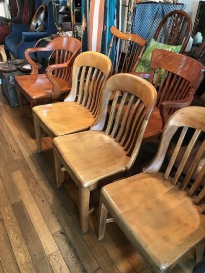 画像1: Vintage Wooden Chair