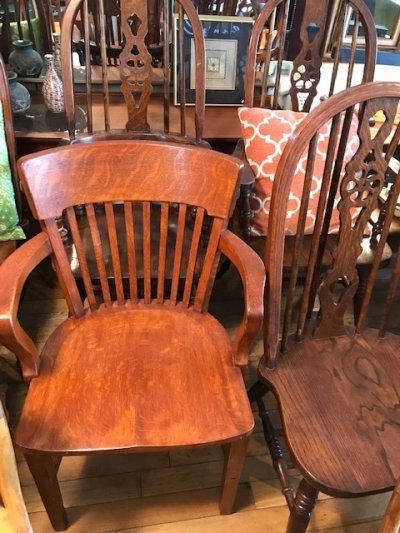 画像1: Vintage Wooden Arm chair 