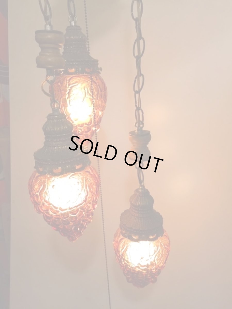 画像3:  3連Grape  Pendant Light (3)