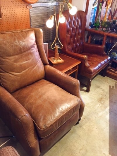 画像1: Leather Sofa