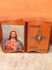 画像1:  "Jesus" Wall Clock (1)