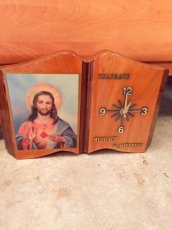 画像5:  "Jesus" Wall Clock (5)