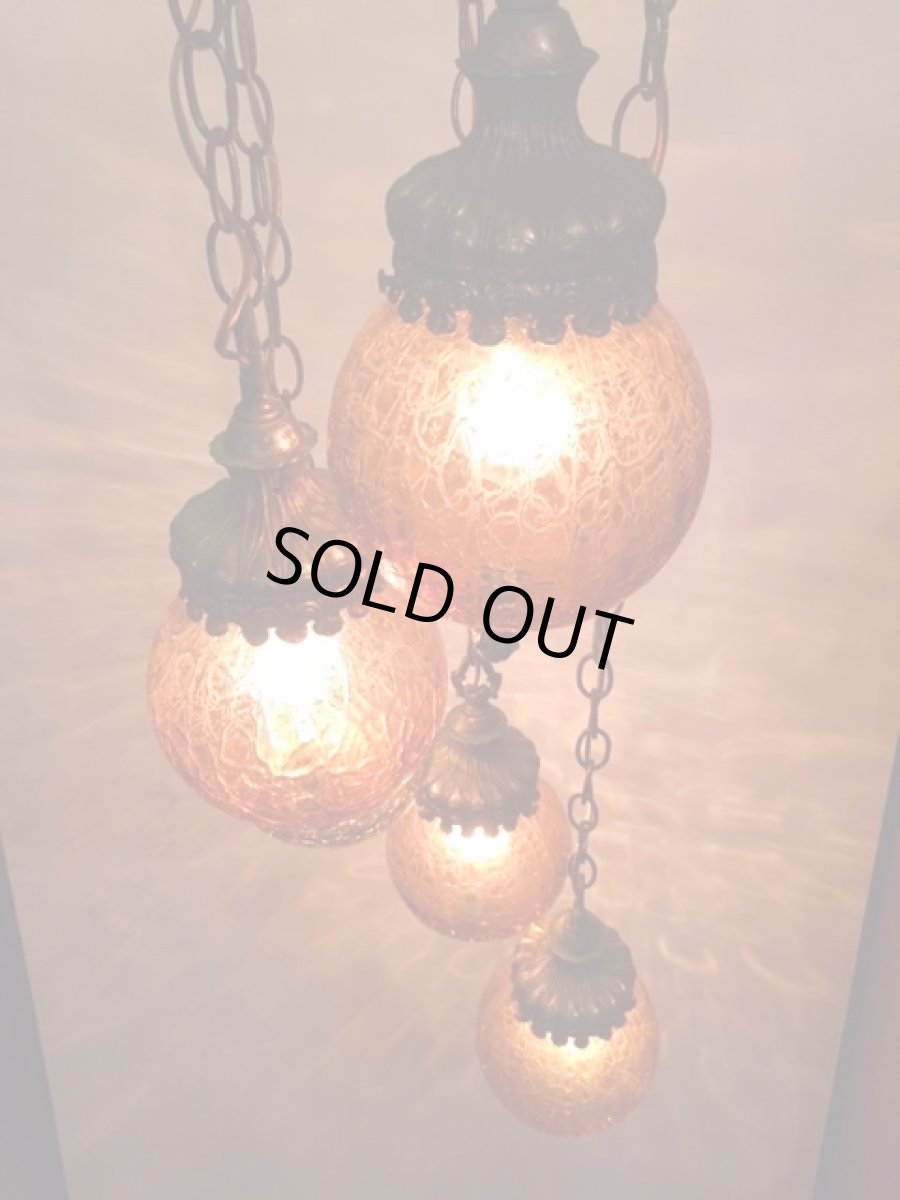 画像2:  5連 Crack Pendant Light (2)