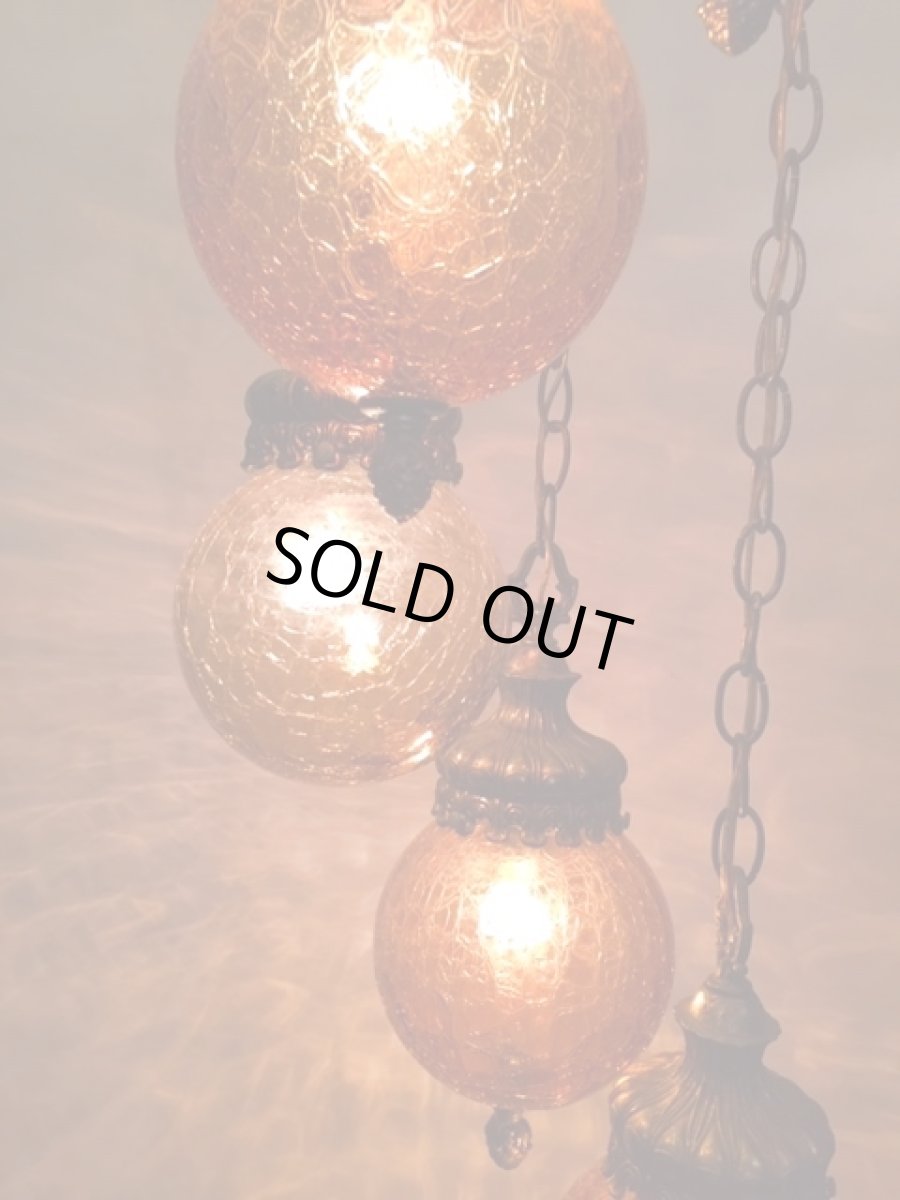 画像5:  5連 Crack Pendant Light (5)