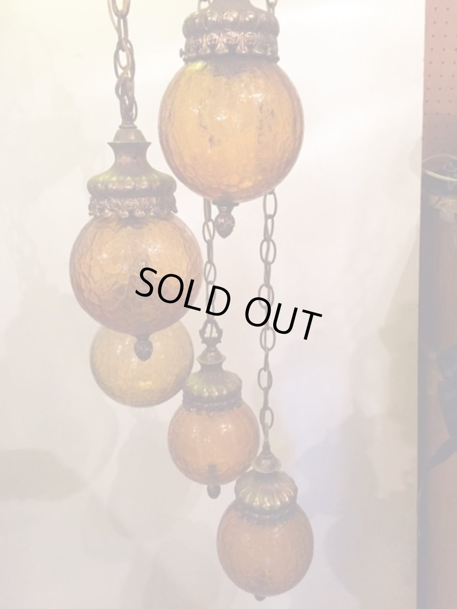 画像6:  5連 Crack Pendant Light (6)